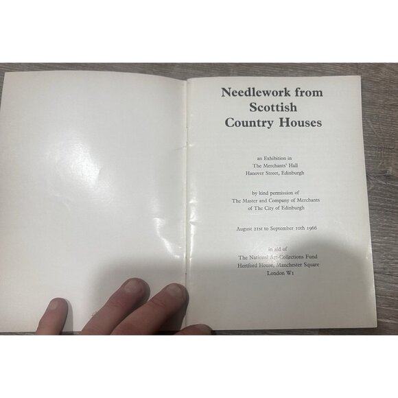 Needlework from Scottish Country Houses Exhibition Booklet Paperback 1966 - Picture 1 of 3